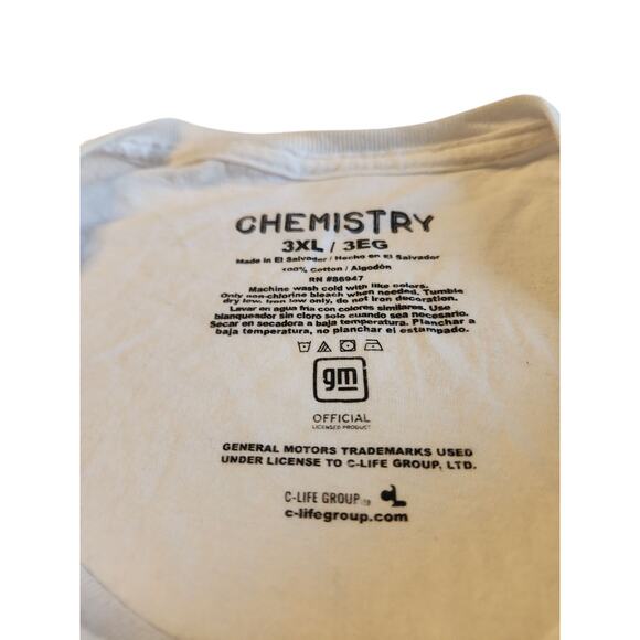 Chemistry Men's L Chevy Classic Corvettes Graphic T-shirt Size 3XL - Picture 4 of 7